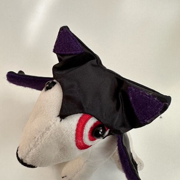 Vintage Target Bullseye Bat Dog Plush Stuffed Animal - Picture 4 of 15